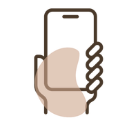 Illustration d’un smartphone représentant un site WordPress responsive adapté mobile