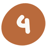Icône du chiffre 4