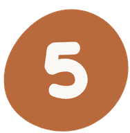 Icône du chiffre 5